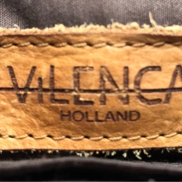 Vilenca Holland Woven Leather Crossbody Bag 3.5x7.5 - Picture 2 of 8